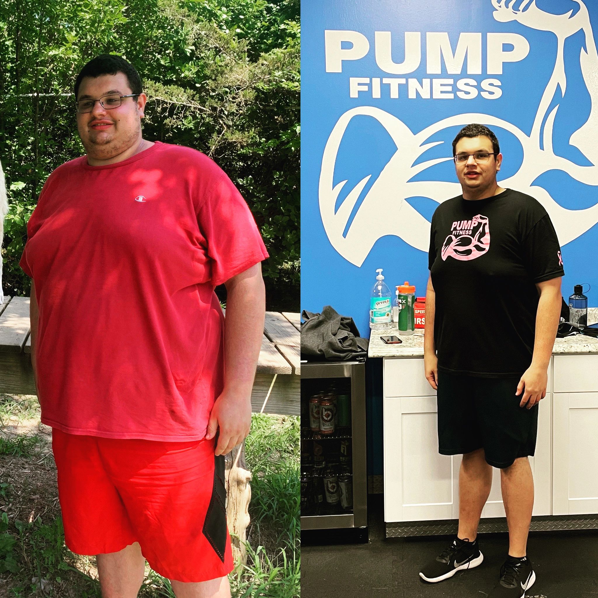 Dramatic client progress photos from Pump Fitness personal training